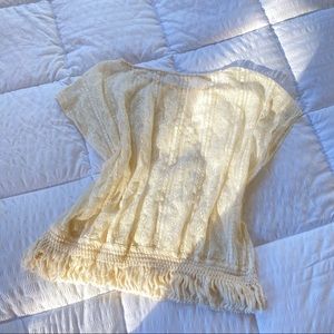 Sheer Boho Lace Blouse